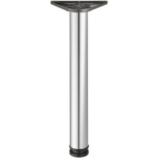 Table Leg Ø 60/80 mm Tubular Steel Steel Ø 60 mm height 870 mm polished chrome