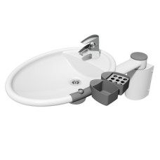 Accessory Kit for Swing Washbasin Ropox Grey finish