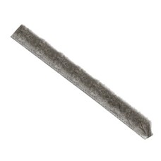 Window Seal Slide Pile and Fin 6.5 mm Plastic Brown