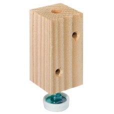 Plinth Adjusting Fitting M8 Thread with Wood Mounting Block Installation height 55 mm screw length 35 mm