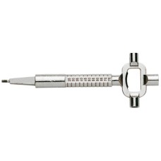 Building Site Key Zinc Diecast Nickel Plated Bright nickel finish