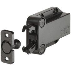 Pressure Catch for Screw Fixing Non-Magnetic Plastic Pull approx. 4 kg black