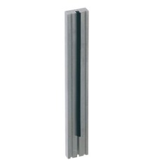 Intumescent Strip with Neoprene Blade Length 1050 mm Aluminium Carrier N60 Fire and smoke seal Anodised