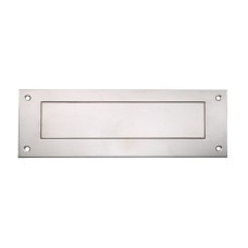Interior Flap 330 x 110 mm Stainless Steel Face fixing Polished