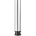 Table Leg Ø 60/80 mm Tubular Steel Steel Ø 60 mm height 870 mm polished chrome