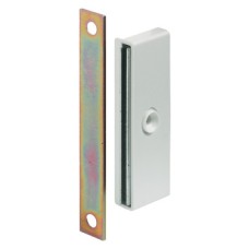 Magnetic Catch Pull 5.0 kg with Plate Magnets for Screw Fixing Slim Design White