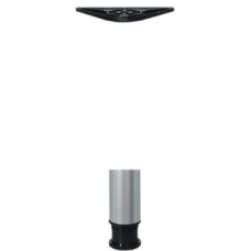 Table Leg Ø 60/80 mm Tubular Steel Steel Ø 60 mm height 710 mm grey RAL 7036