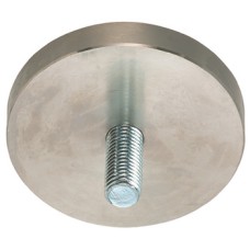 Fixing Plate for Glass Table Tops For mounting legs for worktops and tables Stainless steel