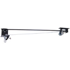 Door Holder Garage for Wide Lintel Applications Opening 610 mm Steel Cord release Epoxy black