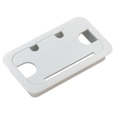 Cable Outlet Rectangular 55 x 105 mm Plastic Black finish