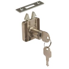 Rim Lock for Roller Shutters Ø 18 mm Cylinder Backset 24.5 mm Keyed alike: key change FH1