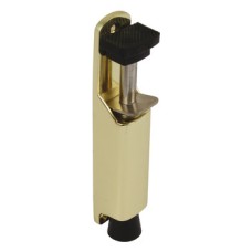 Door Holder Foot Operated Max. Throw 34 mm Zinc Alloy Steel and Rubber Satin chrome