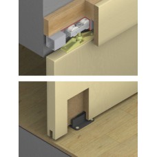 Complete Set for Sliding Interior Doors Hawa-Junior 40 Top hung system For 1 door Junior 40/Z