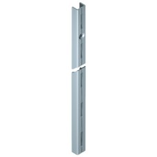 Supporting Channel Length 495-2495 mm Shoptec Shopfitting System Single slotted silver coloured RAL 9006 finish length 1495 mm