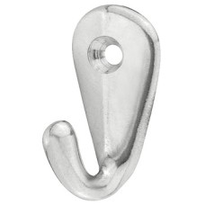 Coat Hook Single Aluminium 30-35 x 36-42 mm Height 30 mm depth 23 mm