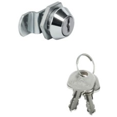 Cylinder Cam Lock with Cranked Cam and Nut Attachment Nut fixing standard profile Closure direction 180° 1 (2-8) keyed alike: key change 60-001