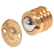 Ball Catch for Screw Mounting External Ø: 12 mm internal Ø: 10.8 mm nail size: Ø 1.6 mm