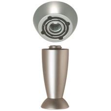 Furniture Foot Set of 4 Feet 100 mm High Silver Coloured .