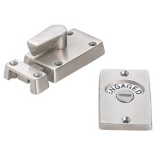 Surface Indicator Bolt with Throw Over Turn Knob to Inside Stainless Steel Polished