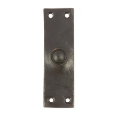Bell Push Face Fixing Malleable Iron Smooth black powder coated