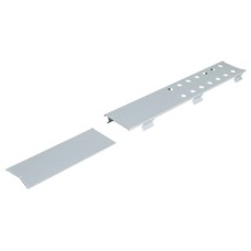 Side Panel Idea + Height adjustable Silver coloured RAL 9006 finish