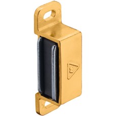Magnetic Catch Pull 4.0 kg for Screw Fixing Square Brass plated catch