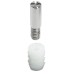 Locking Bolt with Socket Fitting for Espagnolette Locks Eccentric polished nickel plated