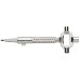 Building Site Key Zinc Diecast Nickel Plated Bright nickel finish