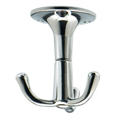 Wardrobe Ceiling Hook Rotating 3 Hooks Aluminium Polished aluminium finish