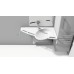 Support Washbasin Basic Version Ropox Left hand version