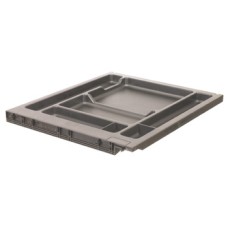 Stationery Tray for Variant C + For office supplies Black RAL 9011 finish