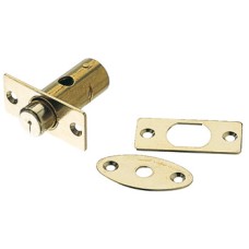 Security Bolt Mortice Window Brass Key turn operated Backset 16 mm length 32 mm polished chrome