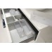 Storage System for Under Sink Drawers H Frame Set Ninka Banio White finish