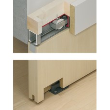 Fitting Set for Sliding Interior Doors Hawa-Junior 80/B (Modified) Top hung system for low headroom door For 1 door long bolt version