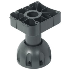 Adjustable Plinth Foot Press-fit or Screw Fixing Plastic Plinth height 150 mm screw fixing