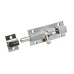Barrel Bolt for Screw Fixing Brass Length 40 mm chrome plated