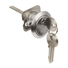 Rim Cylinder Key Only Brass 5 pins 3 keys Satin nickel