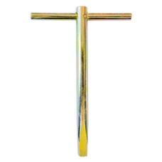 Lock Key Tee Budget Steel Rainbow zinc plated