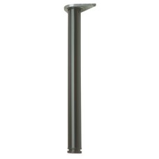 Table Leg 690 mm High Ø 60 mm Tubular Steel Raw finish