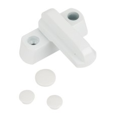 Sash Jammer for Windows and Doors Zinc Alloy White