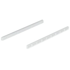 Guide Rail for 17 mm Grooved Drawers Length 285-450 mm White plastic Length 285 mm