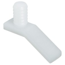 Lever Type Stop for Press Fitting Plastic White finish