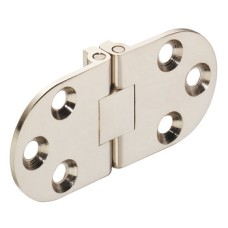 Table Hinge Self Supporting Folding Polished nickel plated