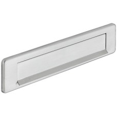 Letter Plate Gravity Flap 350 x 73 mm Startec Brushed stainless steel