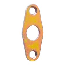 Escutcheon for Budget Lock Surface Mounted Steel Rainbow zinc plated