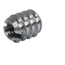 Screw-in Sleeve with Screwdriver Slot External thread Ø: 8 mm internal thread: M4 length: 10 mm