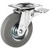 Single Wheel Castor Ø 80-160 mm Plate Fixing with screw-on plate Wheel Ø 80 mm load capacity 50 kg fixed castor without brake
