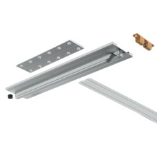 Drop Leaf Table Fitting TKB for Extending Tables Silver anodised aluminium