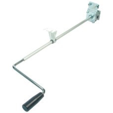 Winding Handle for Flexi Height Adjustable Worktop System Ropox Aluminium finish