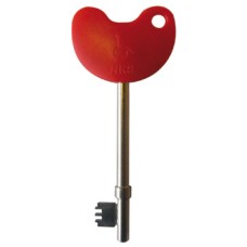 Key for National Key Scheme Locks Red/silver